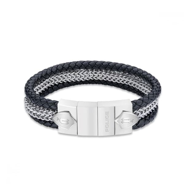 Armbånd for Menn Police PEAGB2119803 Rustfritt stål 19-21 cm