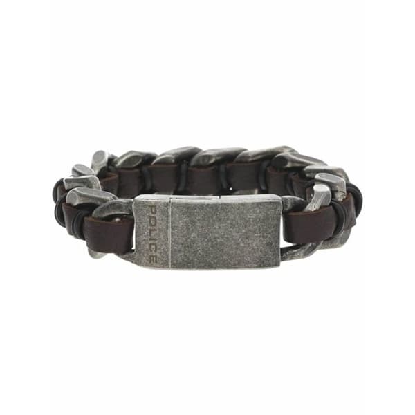 Armbånd for Menn Police PJ25599BSE.02-S Rustfritt stål 19 cm