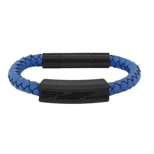 Armbånd for Menn Police PJ26492BLN.01 Lær 19 cm