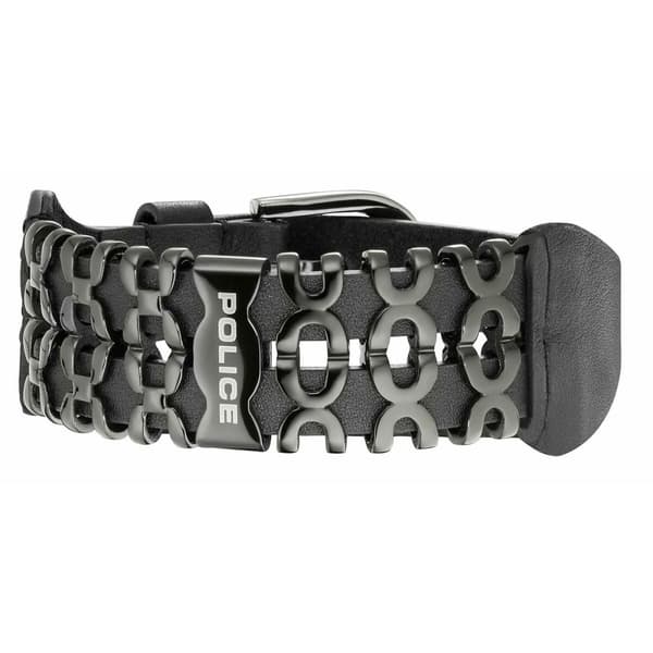Armbånd for Menn Police PJ26145BLB.02 Lær 19 cm