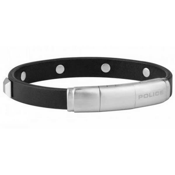 Armbånd for Menn Police S14AQT02B Rustfritt stål 19 cm