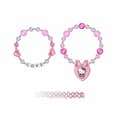 Miniatyrbild 1 av 2: Armband Flicka Hello Kitty Fuchsia 3 Delar