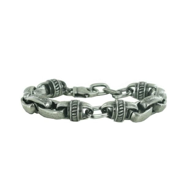 Armbånd til mænd Police PJ22257BSB-02 Rustfrit stål 18 cm