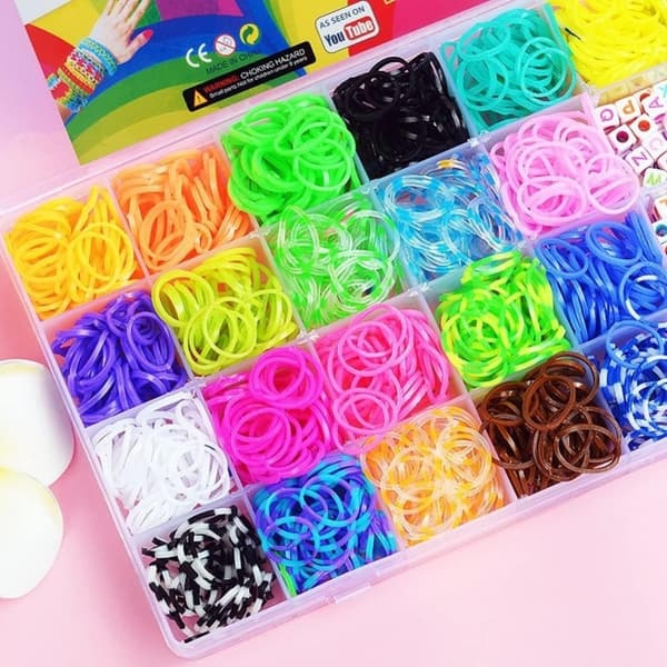 1500 Delar . Loom Bands Kit