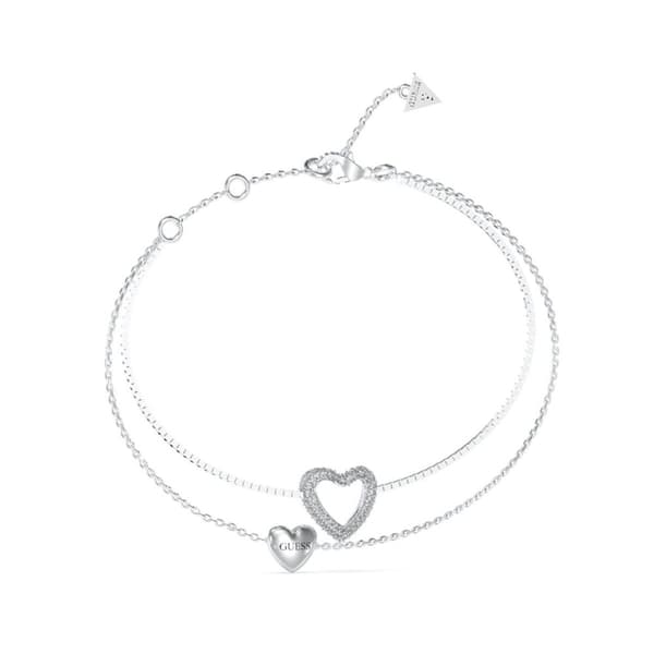 Damarmband Guess JUBB05027JWRHS Silvrig