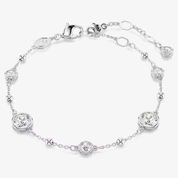 Naisten rannekorut Swarovski 5696079 Hopeinen