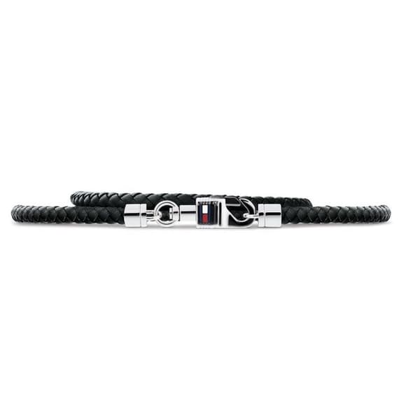 Armbånd til mænd Tommy Hilfiger 2701063 Sterling sølv 925 Sort