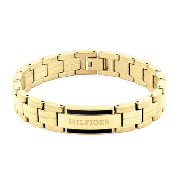 Armbånd til mænd Tommy Hilfiger PARKER Rustfrit stål Gylden