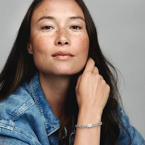 Pandora Timeless Pavé -kuubalainen ketjurannekoru