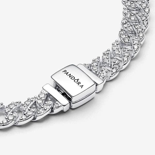 Pandora Timeless Pavé -kuubalainen ketjurannekoru