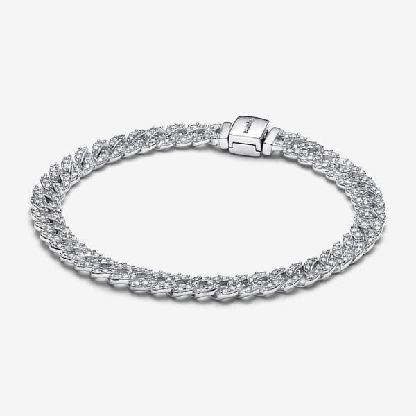 Pandora Timeless Pavé -kuubalainen ketjurannekoru