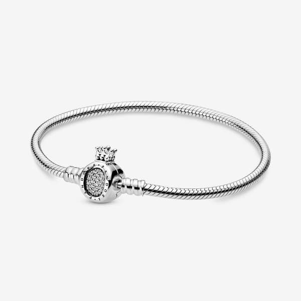 Pandora Sterling Sølv Armbånd med O-Crown Lås 19 cm