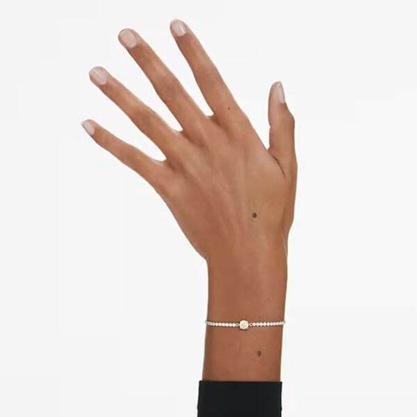 Naisten rannekorut Swarovski 5690694 Hopeinen