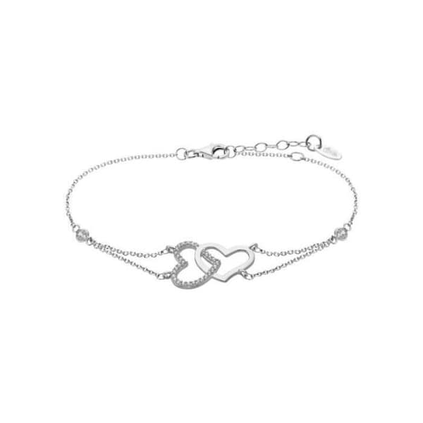 Lotus Silver Damarmband Silver Heart - LP1818 - Cubic Zirconia