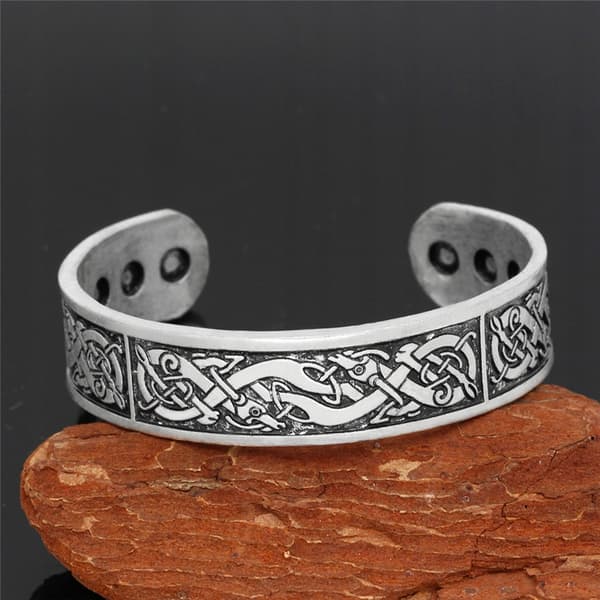 VIKINGARMBAND Nordisk RUN SILVER 434