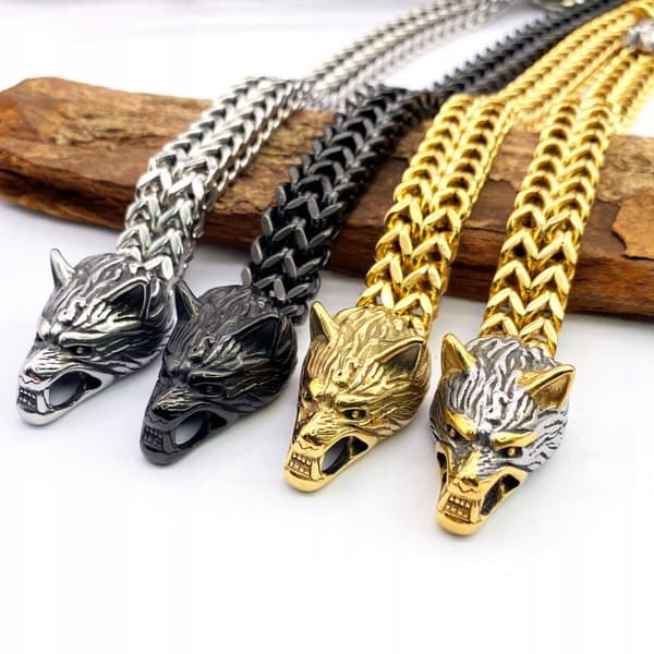 VIKING ARMBÅND Ulve Nordisk Amulet 316L 439