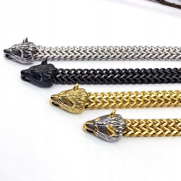 VIKING ARMBÅND Ulve Nordisk Amulet 316L 439