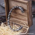Miniatyrbild 2 av 5: VIKINGARMBAND Nordiska VARGAR Nordiskt SILVER 440