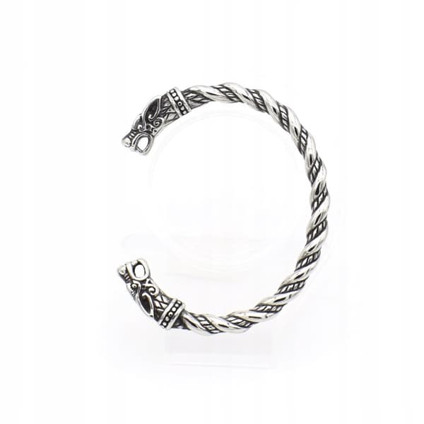 VIKINGARMBAND Nordiska VARGAR Nordiskt SILVER 440