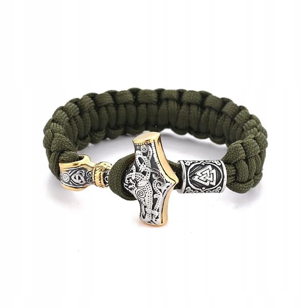 VIKINGARMBAND TORS HAMMARE Nordisk GRÖN 447