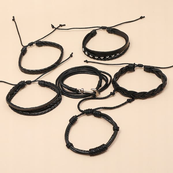 HERRE læderarmbånd Sæt med 300