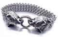 Miniatyrbillede 1 af 3: VIKING ARMBÅND Ulve Nordisk Amulet 316L 250