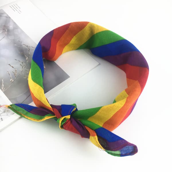 HANDBAND HÅRSJULD BANDANA REGNBÅGE HBTQ REGNBÅGE PRIDE REGNBÅGE