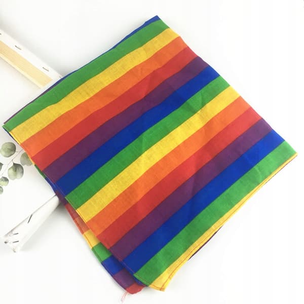 HANDBAND HÅRSJULD BANDANA REGNBÅGE HBTQ REGNBÅGE PRIDE REGNBÅGE