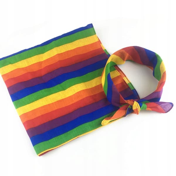 HANDBAND HÅRSJULD BANDANA REGNBÅGE HBTQ REGNBÅGE PRIDE REGNBÅGE
