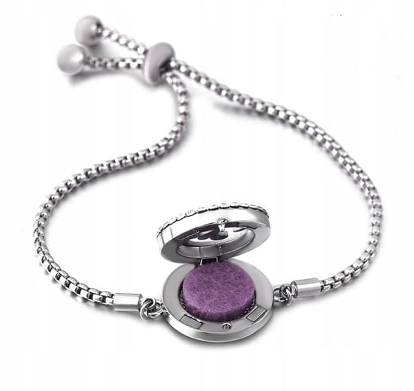 AROMATERAPIARMBAND STÅL för mamma B08
