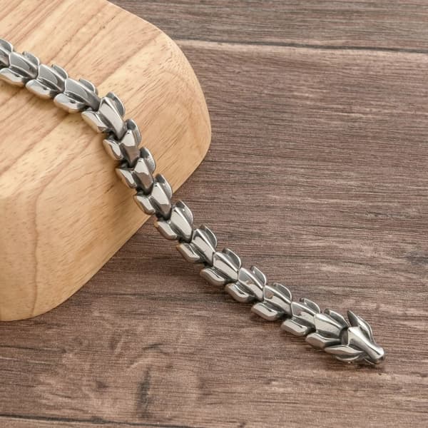 VIKINGARMBAND Vargar Nordisk Amulett 316L 426