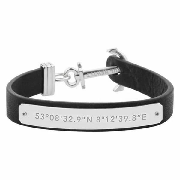 Herrarmband Paul Hewitt PH-MSC-S-B Läder - 19,5 cm