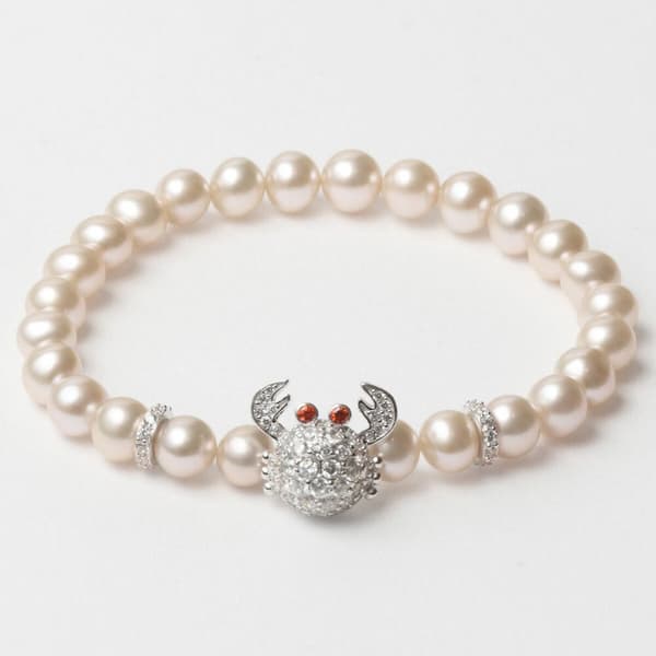 Damarmband Lancaster JLA-BR-CRAB-3-WH 16 mm