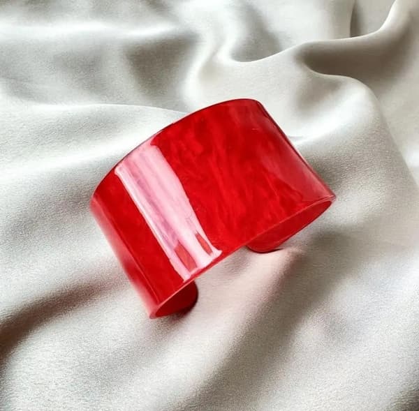 Resin cuff bracelet in several colors