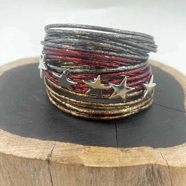 Handmade bracelet with stars