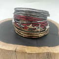 Miniatyrbilde 1 av 2: Handmade bracelet with stars
