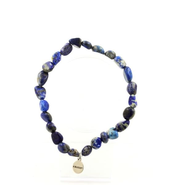Armband Lapis Lazuli från Pakistan, anpassningsbar storlek