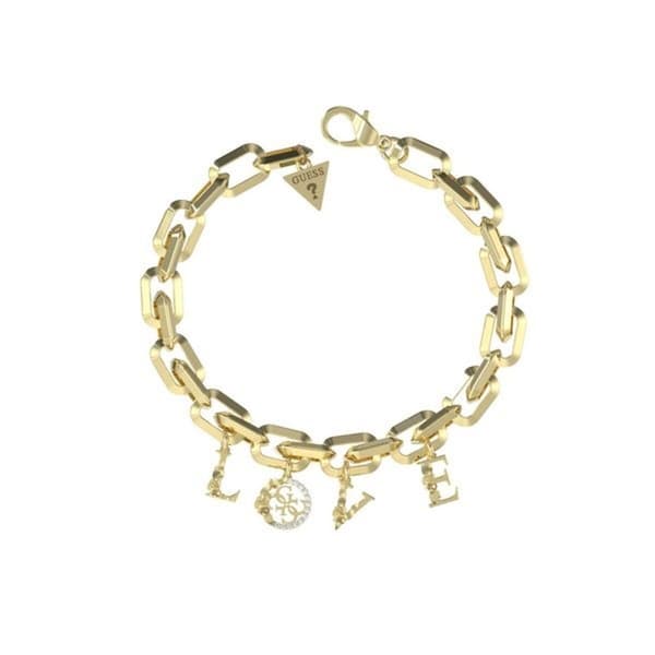 Armbånd til kvinder Guess JUBB05031JWYGS Gylden