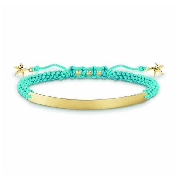 Armband Dam - Thomas Sabo - LBA0060-848-1 - Silver - Guld - Turkos