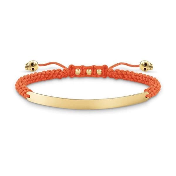Armband Dam - THOMAS SABO - LBA0050-848-8-L19v - Silver - Orange och guld - 12-19 cm