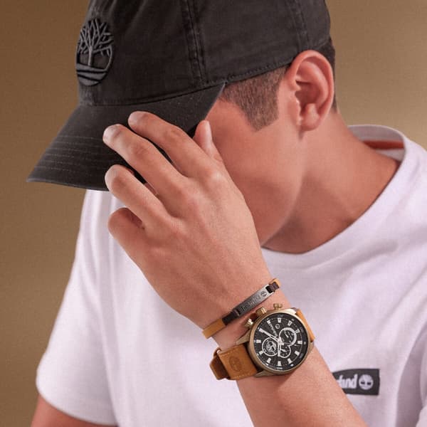 Armbånd til mænd Timberland TDAGB0002202 Okker