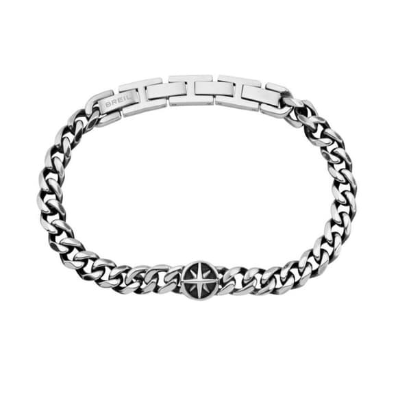 Armbånd til mænd Breil TJ3729 Sterling sølv 925 Sølvfarvet