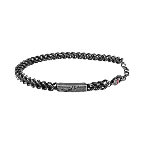 Herrarmband Sector SAFT75 Silver Svart
