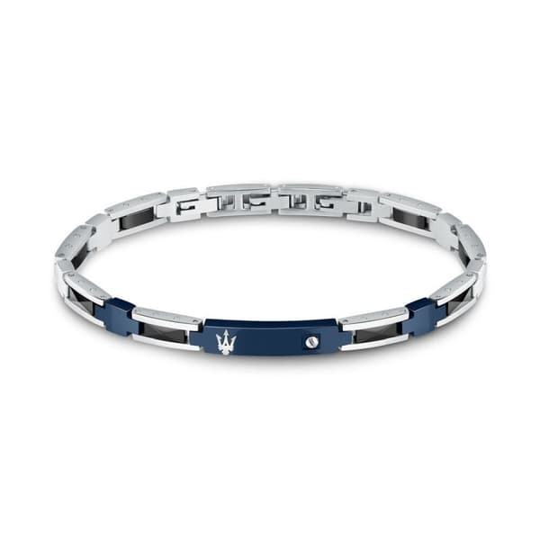 Miesten rannekorut Maserati CERAMIC Ruostumaton teräs Hopeinen