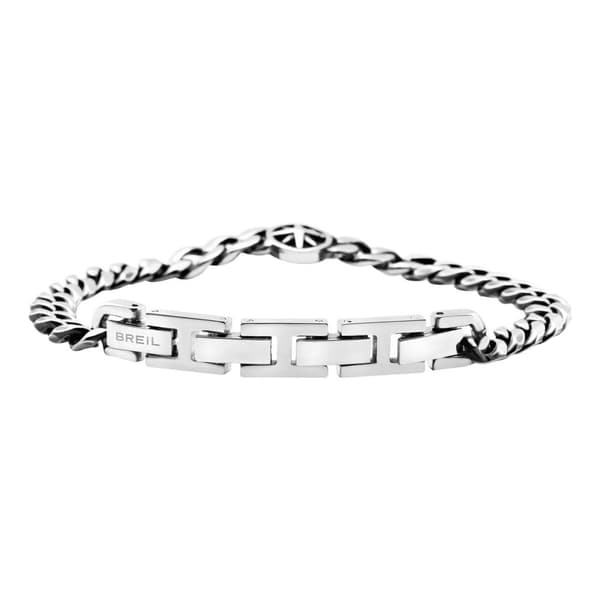 Armbånd til mænd Breil TJ3729 Sterling sølv 925 Sølvfarvet