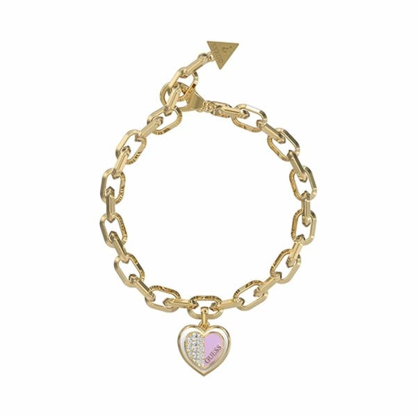 Armbånd for Kvinner Guess JUBB03034JWYGLCS 22 cm
