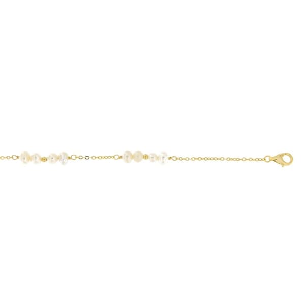Armbånd til kvinder New Bling 9NB-PRL13B Gylden