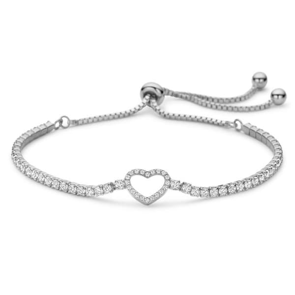 Naisten rannekorut New Bling 9NB-1560 Hopeinen