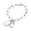 Miniatyrbild 2 av 3: Guess Woman Armband Crystal Tag JUBB01136JWRHRS Rostfritt stål hänge Crystal Logo hänge