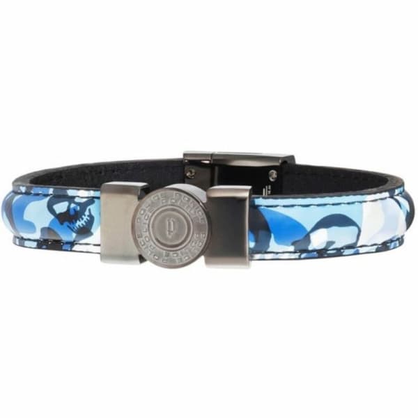 Armbånd til mænd Police PJ25556BLU.03-S Læder